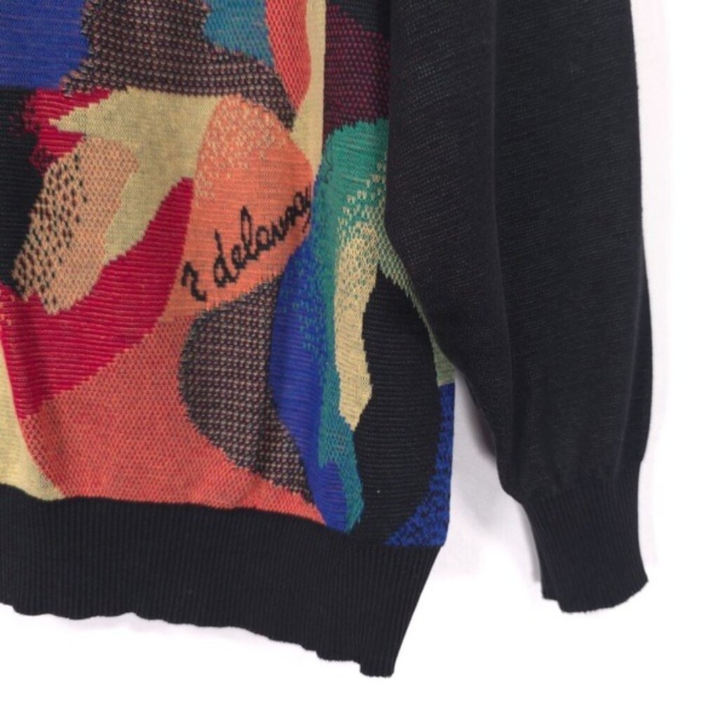 ST. CROIX R Delaunay Luxury COLLECTORS‎ SILK Crew Knits Pullover Sweater Size XL - Picture 7 of 10